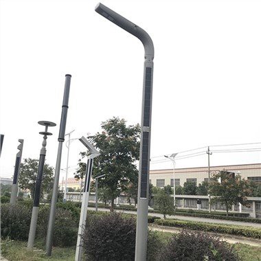 সোলার সিস্টেম সহ নতুন ডিজাইনের পণ্য পাবলিক লাইটিং পোল